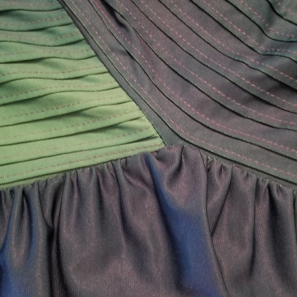 Robbie Bee Summer Long Dress Blue/Green - Picture 6 of 6